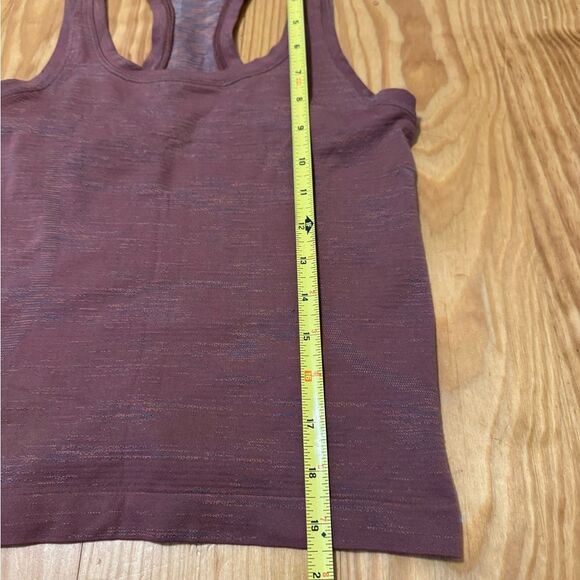 Lululemon Swiftly Tech Racerback Tank Top 2.0 Chroma Check Ancient Copper SZ 2 - Picture 5 of 9